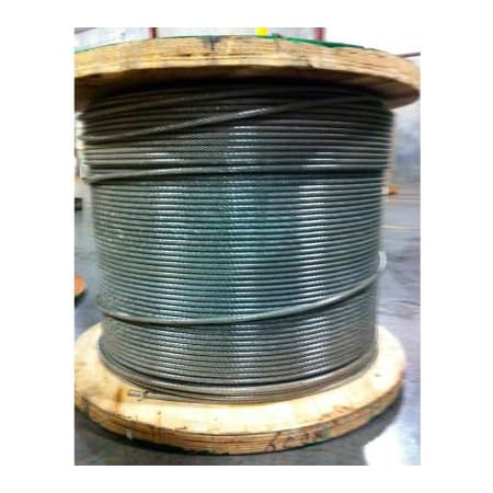 Southern Wire 250' 3/16in Dia. Vinyl Coated 1/4in Dia. 7x19 Type 304 Stainless Steel Cable 002000-00040
